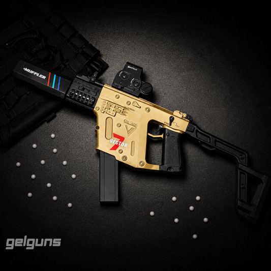 Vector Leuchtender Gelblaster